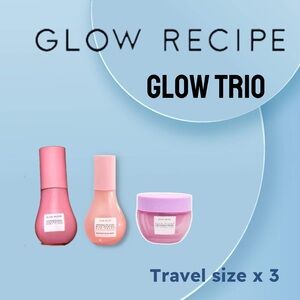 ⬇️🆕*NEW* GLOW RECIPE |TRAVEL| Trio bestselling 🍉serum, flush & Cream